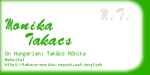 monika takacs business card